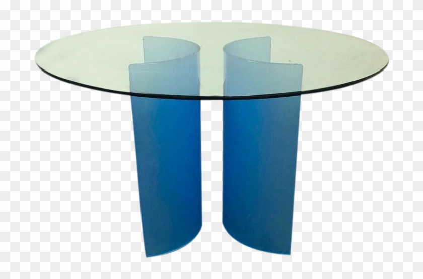 A 48" Round Round Carosello Glass Dining Table - Coffee Table #615785