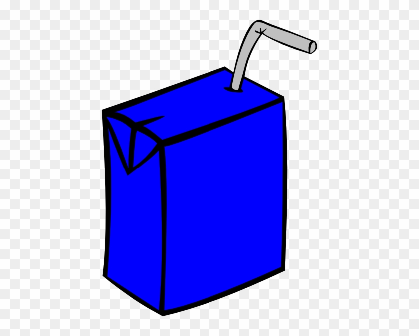 Juice Clipart Juice Box - Blue Juice Box Clipart #615787
