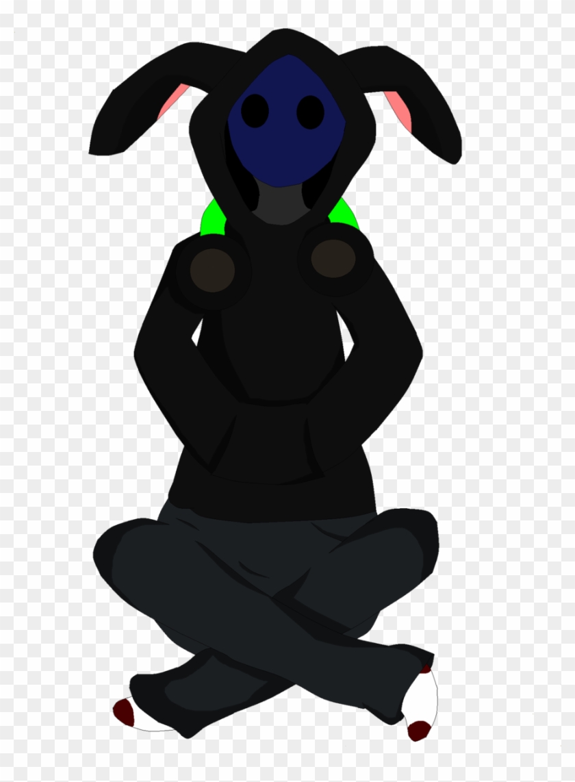 Eyeless Jack Clipart Hoodie - Eyeless Jack As A Bunny #615799