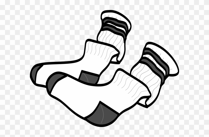 White Socks Clip Art Clipart - Tube Sock Clip Art #615878