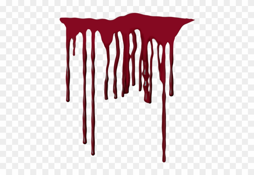 Blood Splatter - Blood Dripping Transparent Png #615946