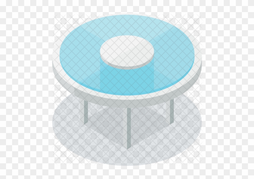 Glass Table Icon - Circle #616016