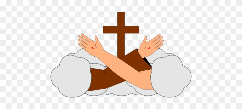 A Cross, Christ's Arm And Saint Francis' Arm, A Universal - Franciscan Coat Of Arms #616066