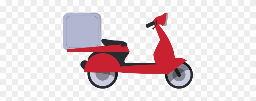 Motorcycle Box Transportation Delivery Design - Delivery Smartphne #616217