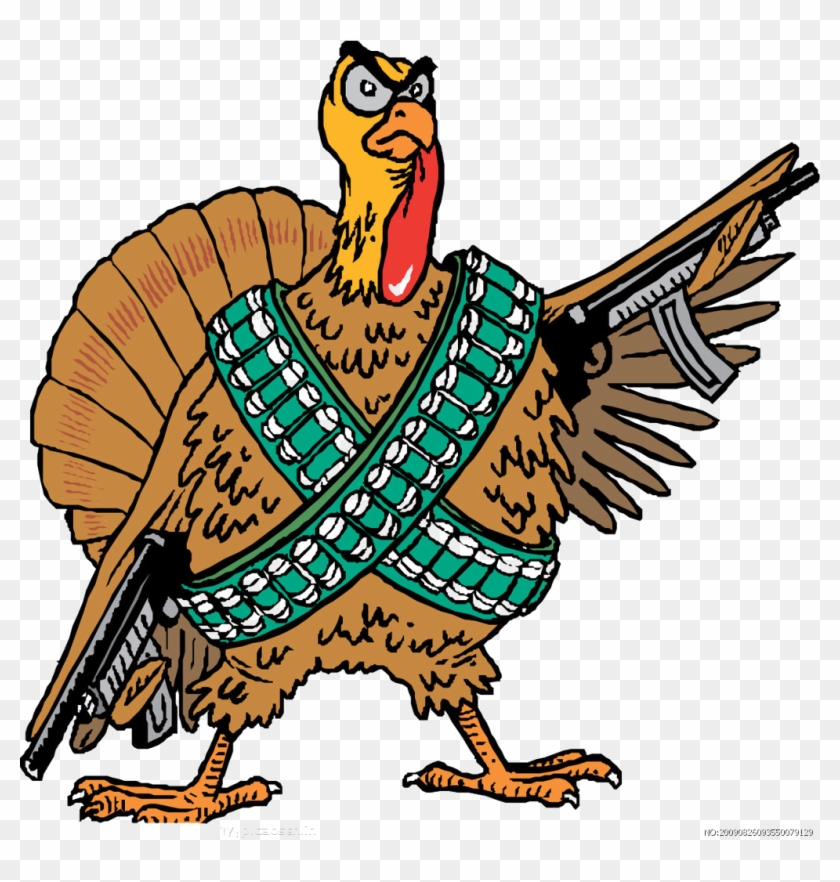 Turkey Firearm Handgun Pistol Clip Art - Turkey Firearm Handgun Pistol Clip Art #616359