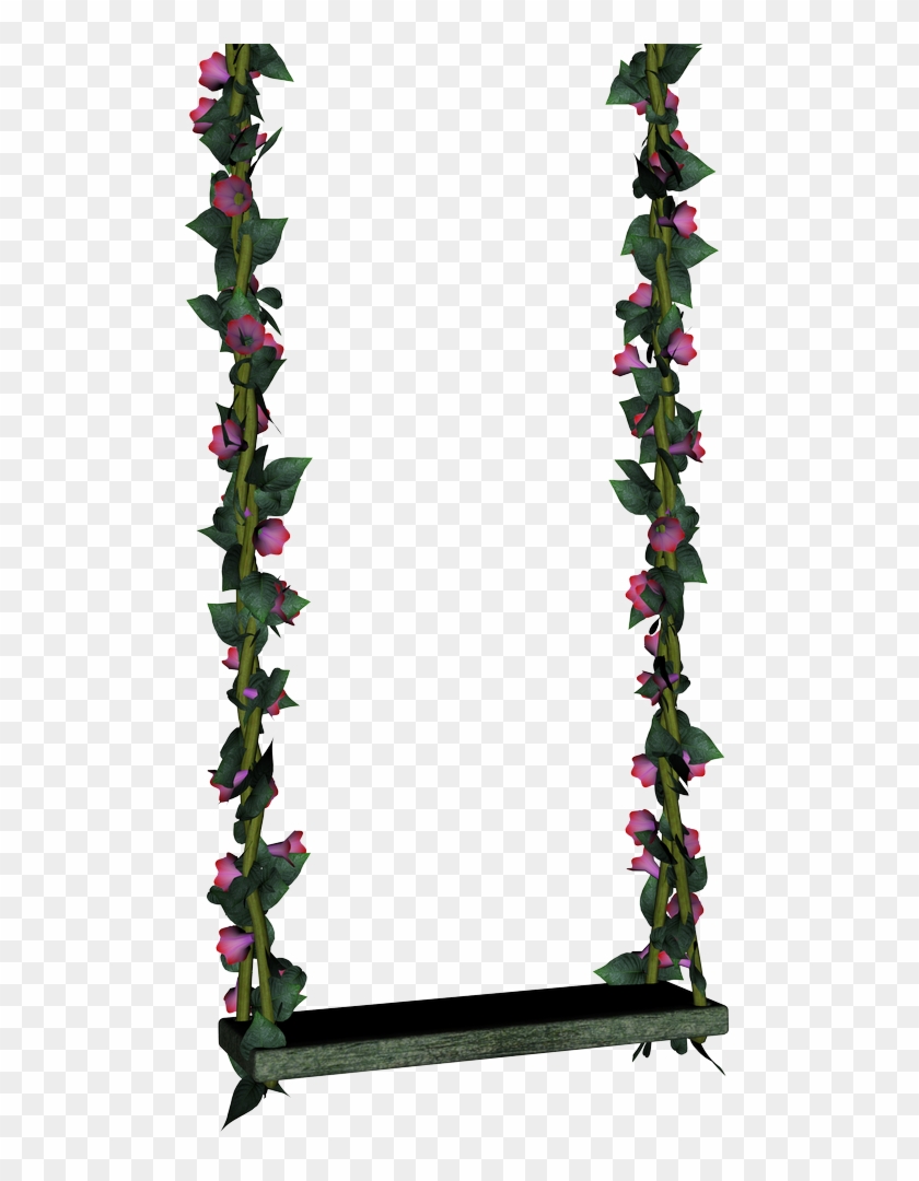 Swing 01 By Ecathe - Flower Swing Png #616328