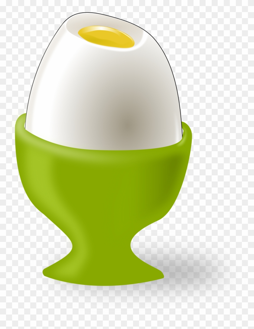 Egg In Cup Vector Clipart - Egg In Egg Cup Clipart #616425