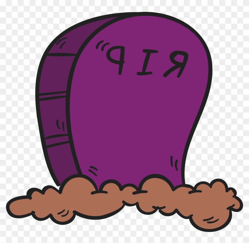 Purple Cartoon Cemetery - Purple Cartoon Cemetery #616447