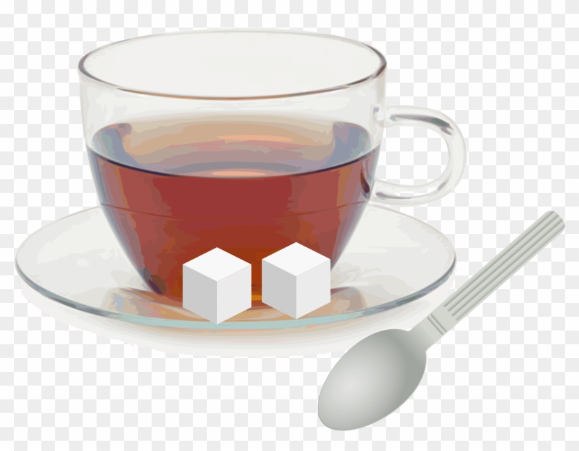 Cup Clipart Cup Sugar - Tea With Sugar Cubes #616439
