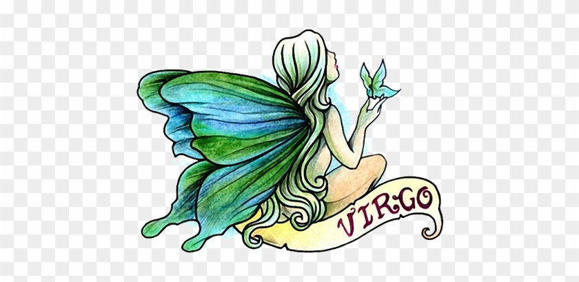 Fairy Tattoos Png Transparent Images - Virgo Tattoos For Girls #616478