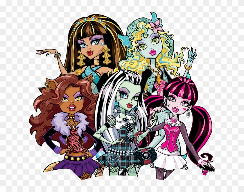 Monster High Clipart - Monster High Girls #616489
