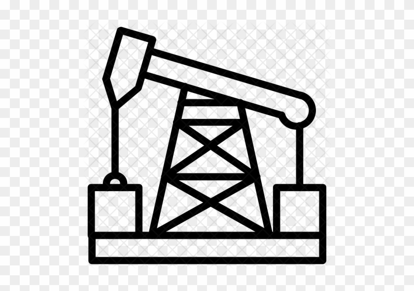 Drilling Rig Icon - Oil Field Petroleum Icon #616551