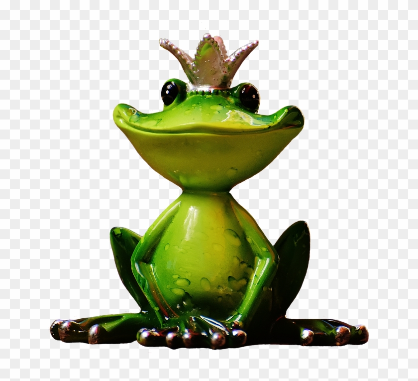 Frog, Frog Prince, Crown, Figure, Cute, Funny, Sweet - Cute Amphybians #616565