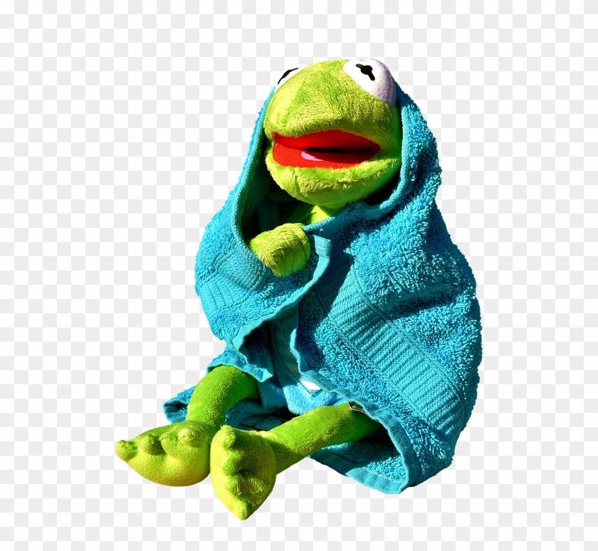 Kermit, Frog, Towel, Dry, Funny, Cute, Soft Toy - Towel #616566