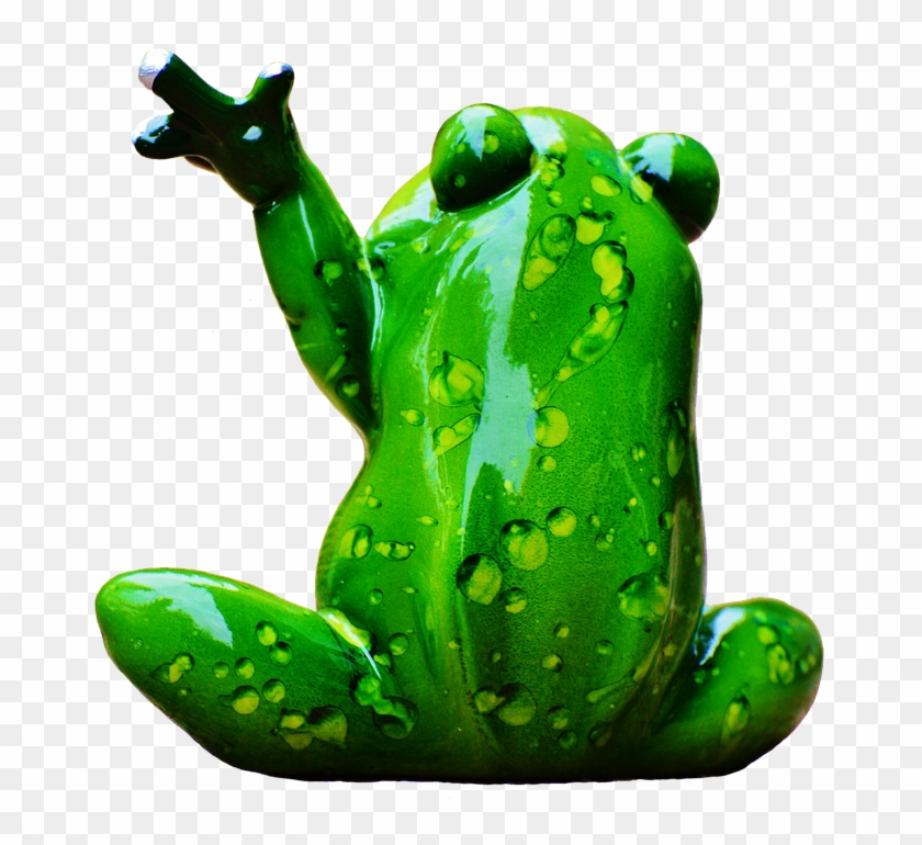 Frog, Figure, Wave, Funny, Cute, Animal, Fun, Sweet - Zum Abschied Winken #616571