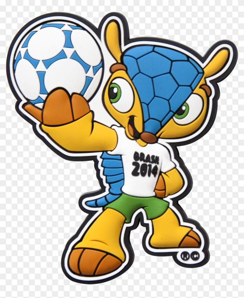 Mascot 2014 Fifa World Cup Brazil Vinyl Sticker - 2014 Fifa World Cup #616646