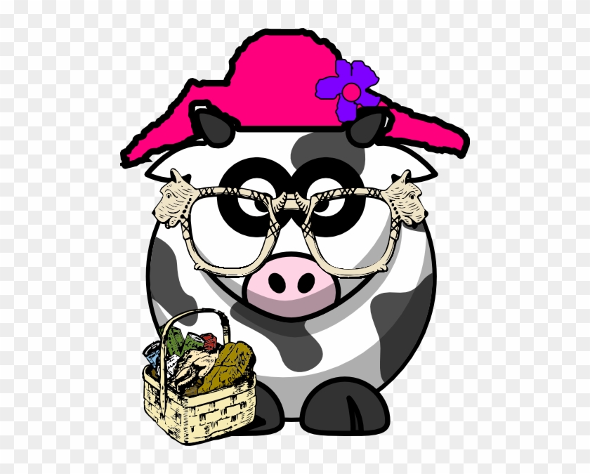 Grandma Cow Clip Art At Clker - Easy Pixel Art Cat #616698