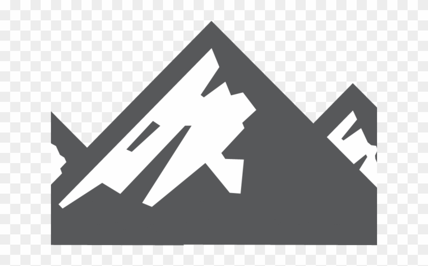 Mountain Clipart Transparent Background - Mountain Logo No Background #616766