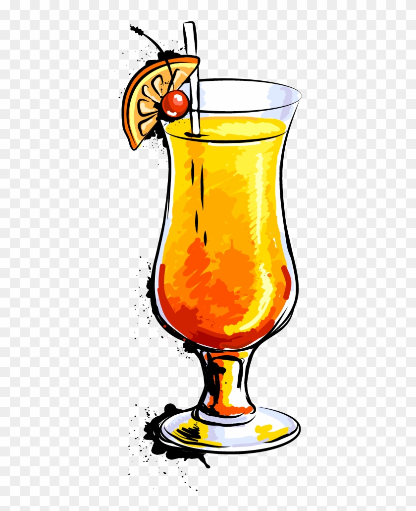 Cocktail Sex On The Beach Tequila Sunrise Juice Blue - Comida Y Bebida Png Dibujo #616952
