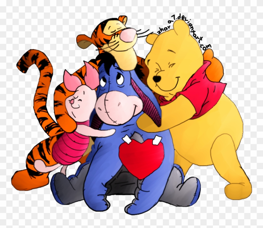 100 Acre Hug Of Winnie The Pooh And Friends By Zhar97 - Winnie The Pooh And Friends #617091
