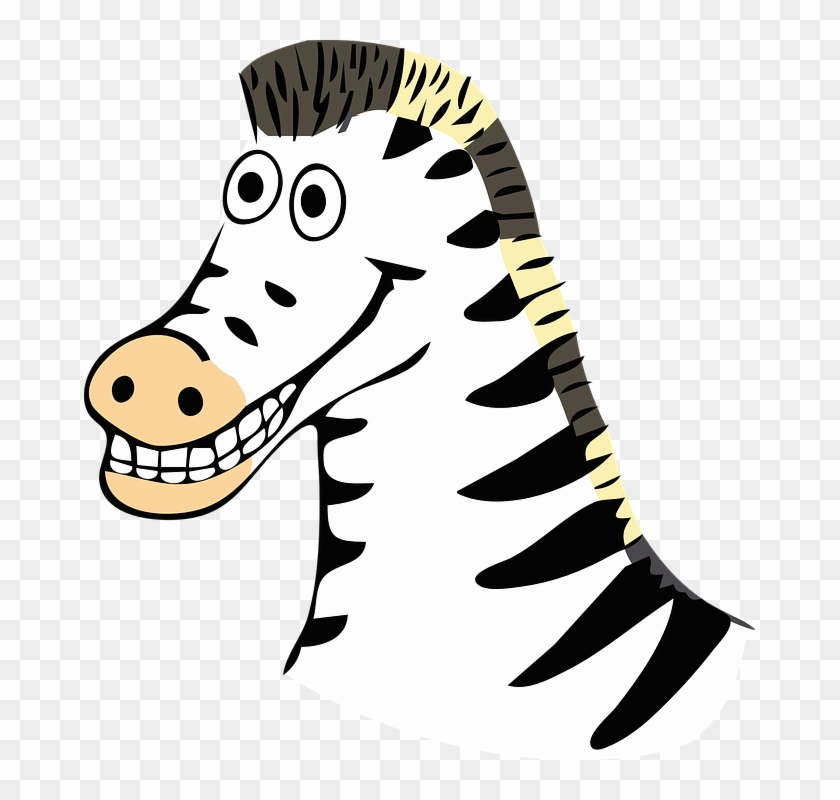 Cartoon Zebra Pictures 12, - Clip Art Of Zebra Face #617114