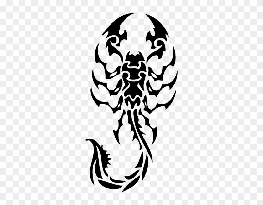 Scorpion Tattoos Free Png - Tribal Scorpion Tattoo #617217