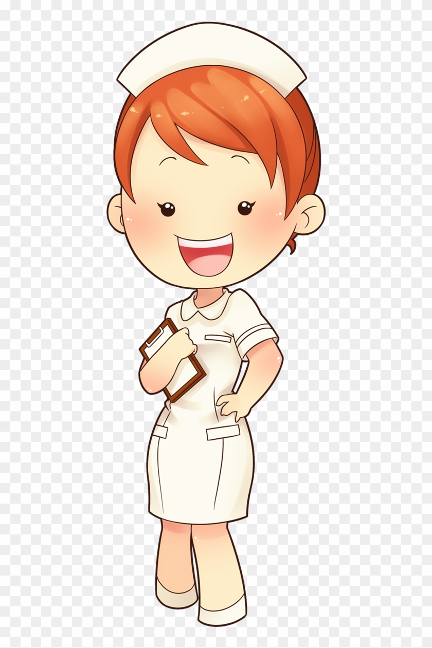 Cartoon Nurse Clip Art - Nurse Cute Clipart Png #617466