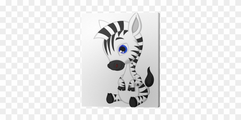 Cartoon Baby Zebra #617531