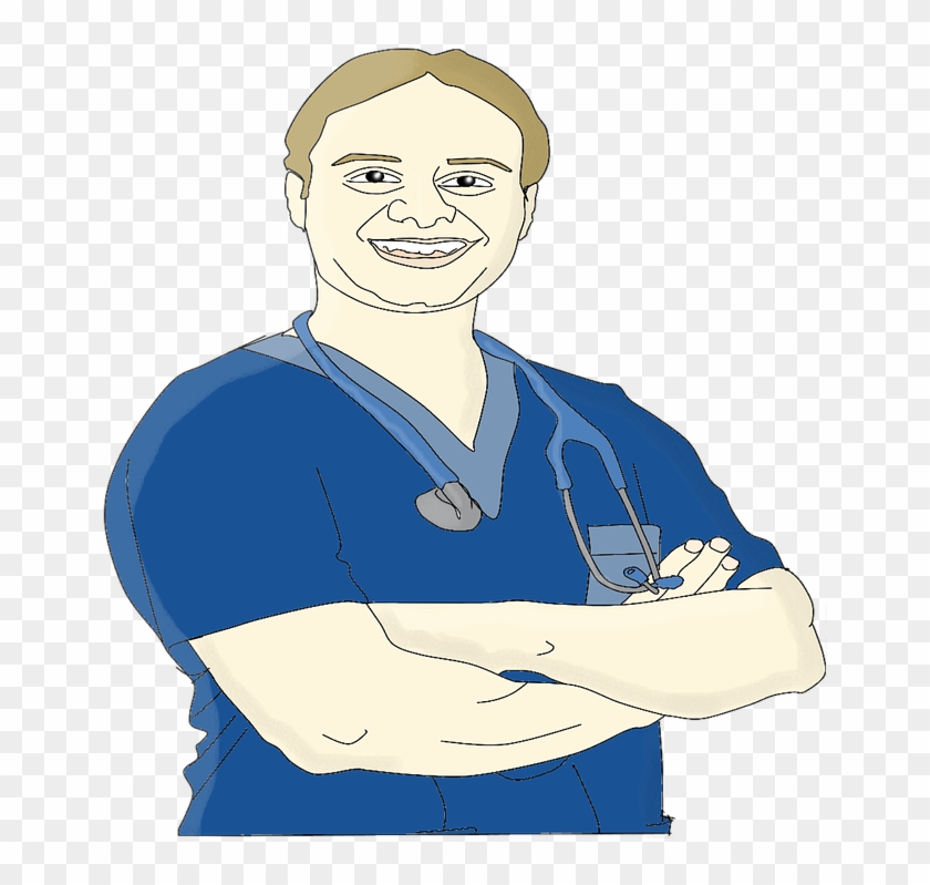 Male Nurse Cartoon 16, Buy Clip Art - Enfermero Vectores #617562
