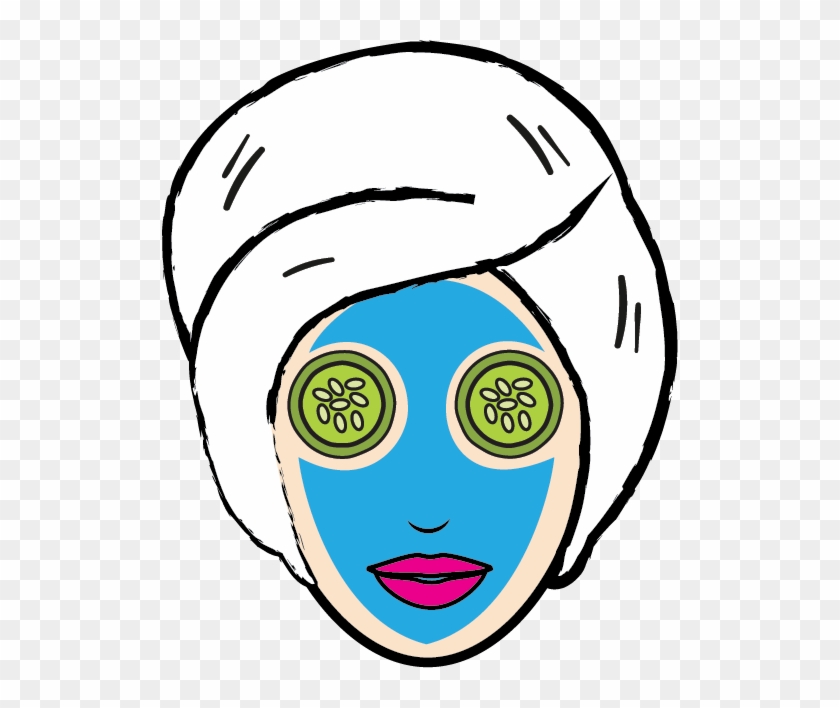 Facial Mask Icon, Beauty Clipart, Cosmetic Clipart - Facial Mask Icon #617881