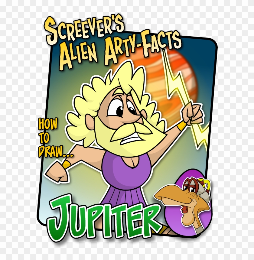 It's Another Of Screever's Alien Arty-facts Meet Jupiter - Cartoon #617972