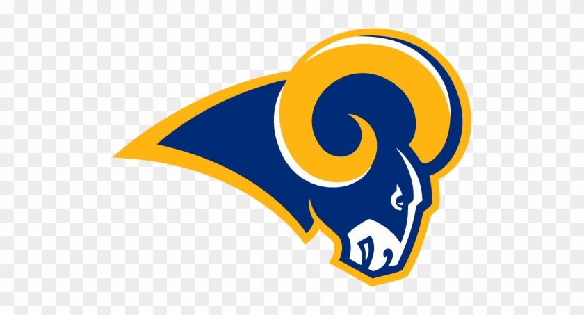 Compare The Current Rams Logo To - Rams Blue And Yellow Logo #618072