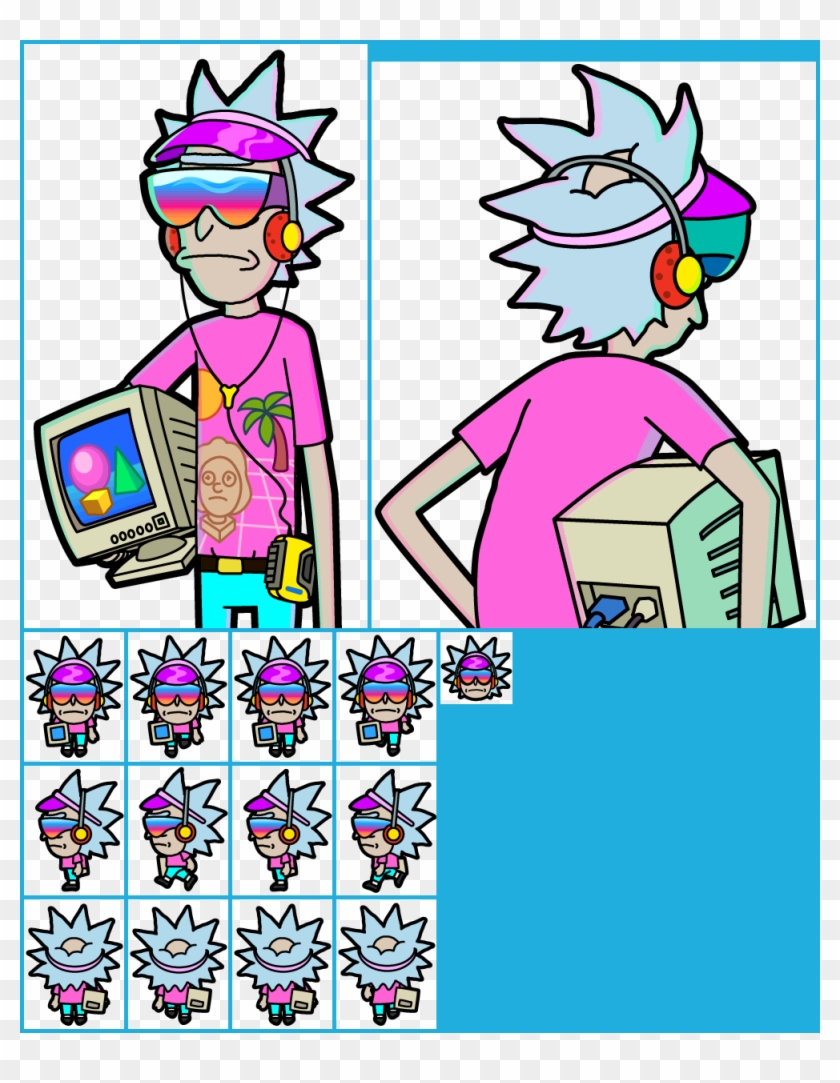 Vaporwave Rick - Vaporwave Rick Pocket Mortys #618145