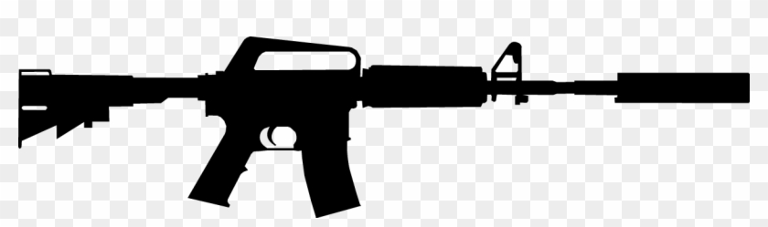 Rime Clipart Firearm - Ar 15 Decal #618184