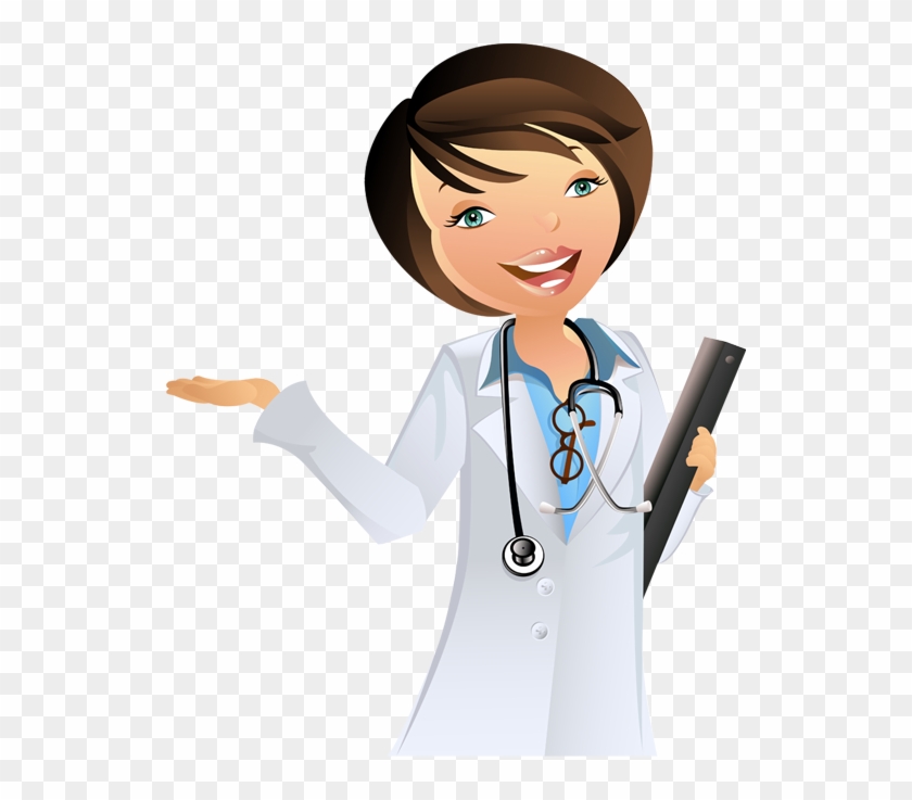 Female Doctor Cartoon Png #618296