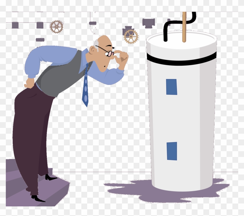 Leaky Water Heater - Cartoon - Free Transparent PNG Clipart Images Download