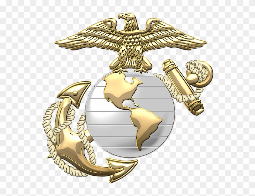 Marine Corps Eagle Globe And Anchor - Eagle Globe And Anchor Logo Transparent #618346