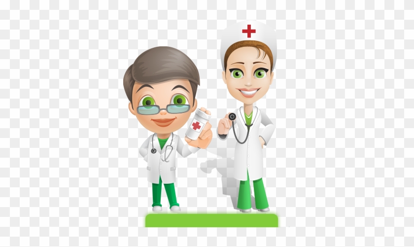 Banner Image - Vector Characters Female Doctor #618385