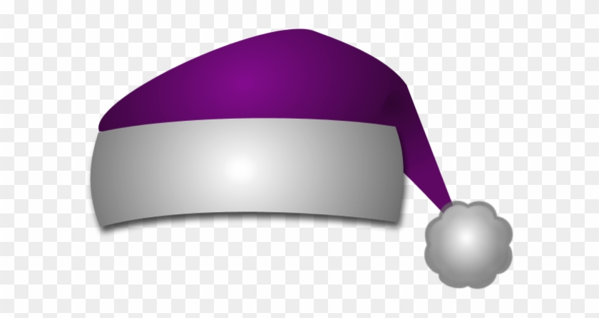 Hat Clip Art - Purple Santa Hat Png #618407