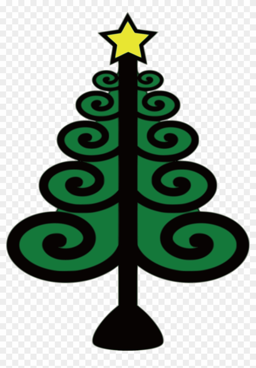 Christmas Tree Drawing Clip Art - Christmas Tree Drawing Clip Art #618550