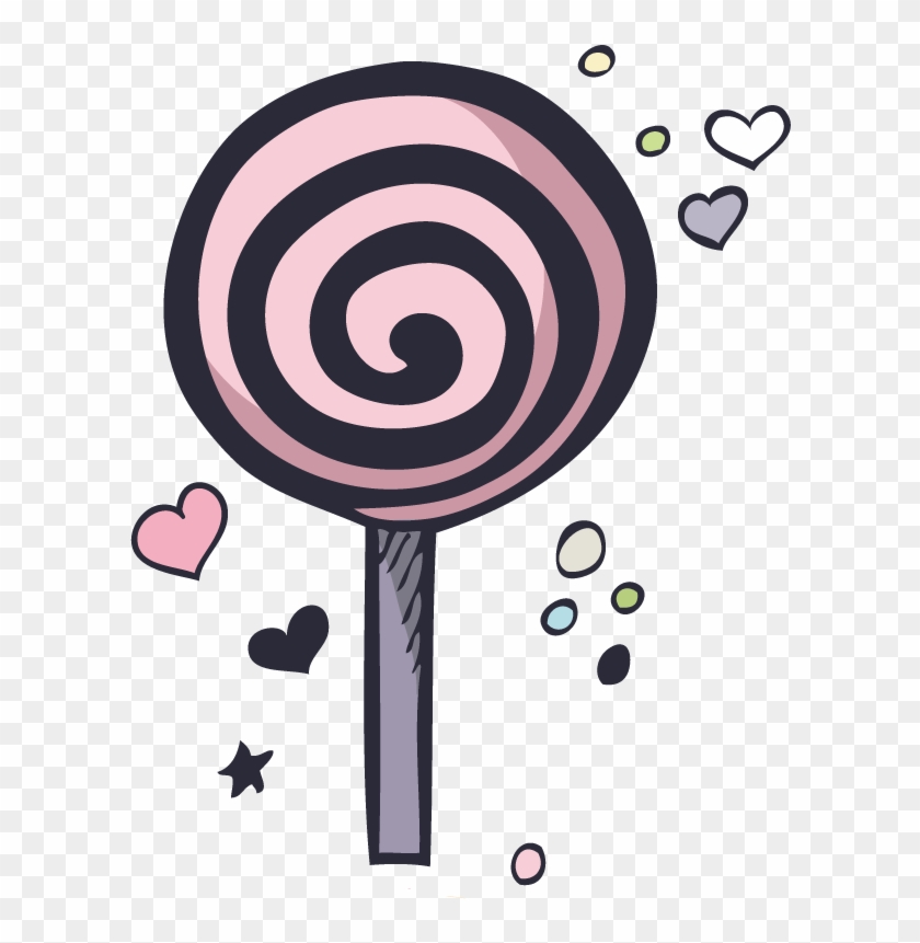 Ice Cream Lollipop Candy Food Illustration - Food #618671