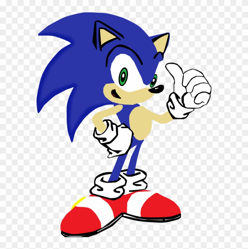 Sonic The Hedgehog Clipart First - Sonic The Hedgehog Winking #618712