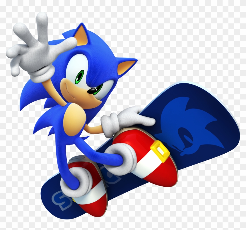 Sonic The Hedgehog Clipart Nintendo - Mario And Sonic At The Olympic Winter Games Sonic #618733