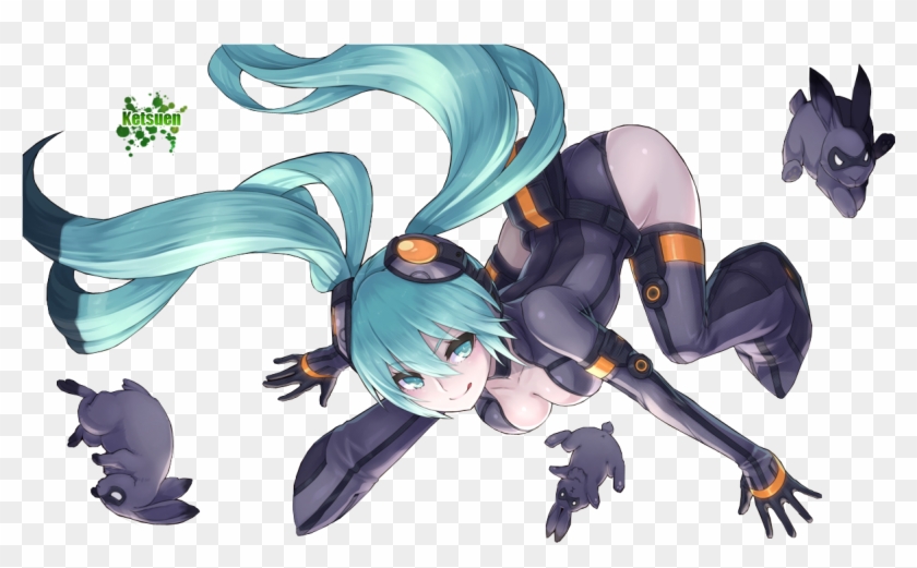 Ninja Miku Konachan - Anime Hatsune Miku Ninja #618811