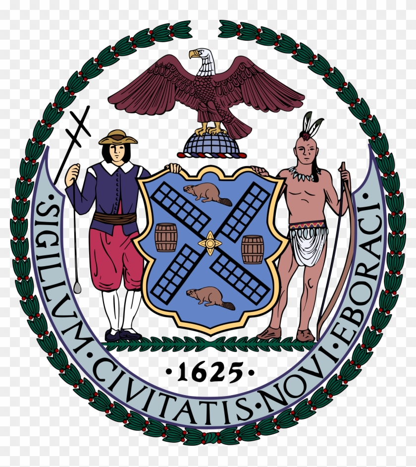 List Of Us State Nicknames Simple English Wikipedia - New York City Seal #618816