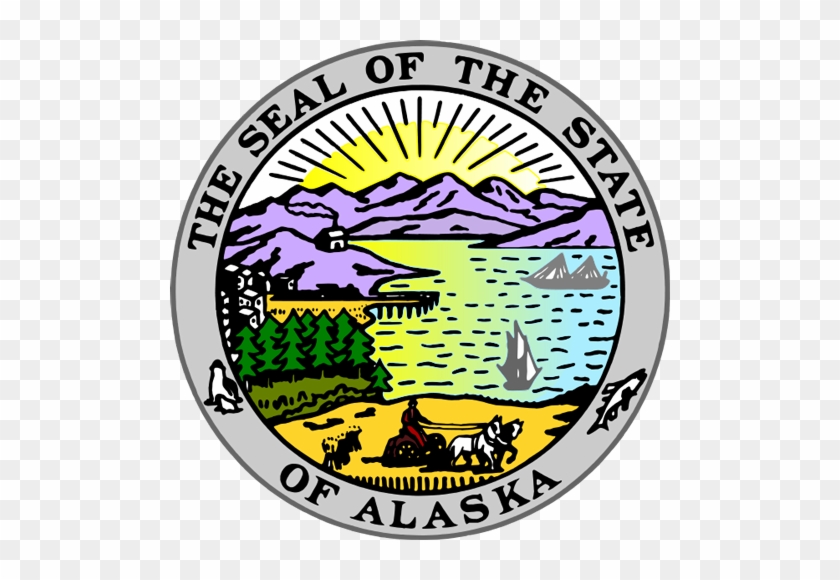 Alaska, Ak State Seal - Seal Of The State Of Alaska #618862