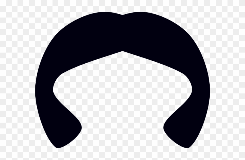 Hair Bow Silhouette Clipart Clip Art Hair Bow - Black Wig Clipart #618897