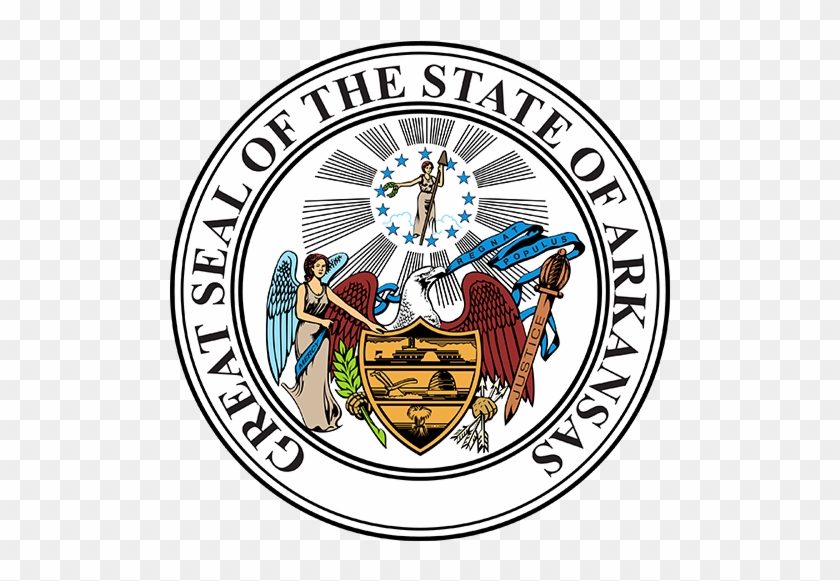 Arkansas State Seal Svg Vector Freebie Supplyrhfreebiesupply - State Of Arkansas Seal #618949
