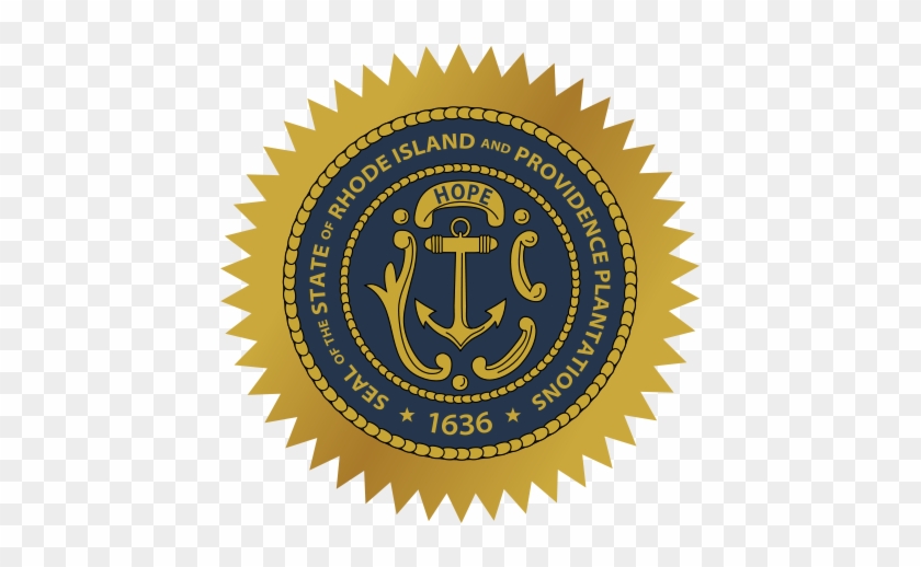 State Seal - Seal Of Rhode Island Shower Curtain #618960