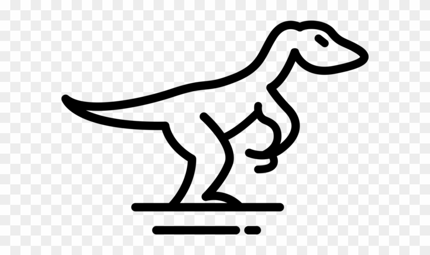 Velociraptor Rubber Stamp - Rubber Stamp #619024